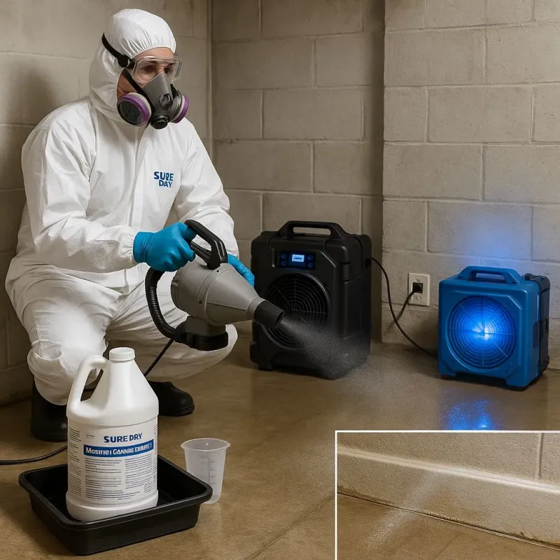Sanitization and Odor Removal process in Prosperity, SC
