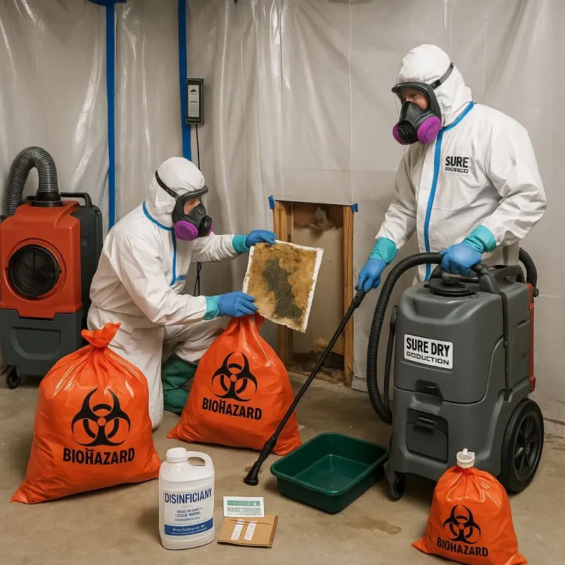 Contaminated Water Handling Protocols process in Prosperity, SC
